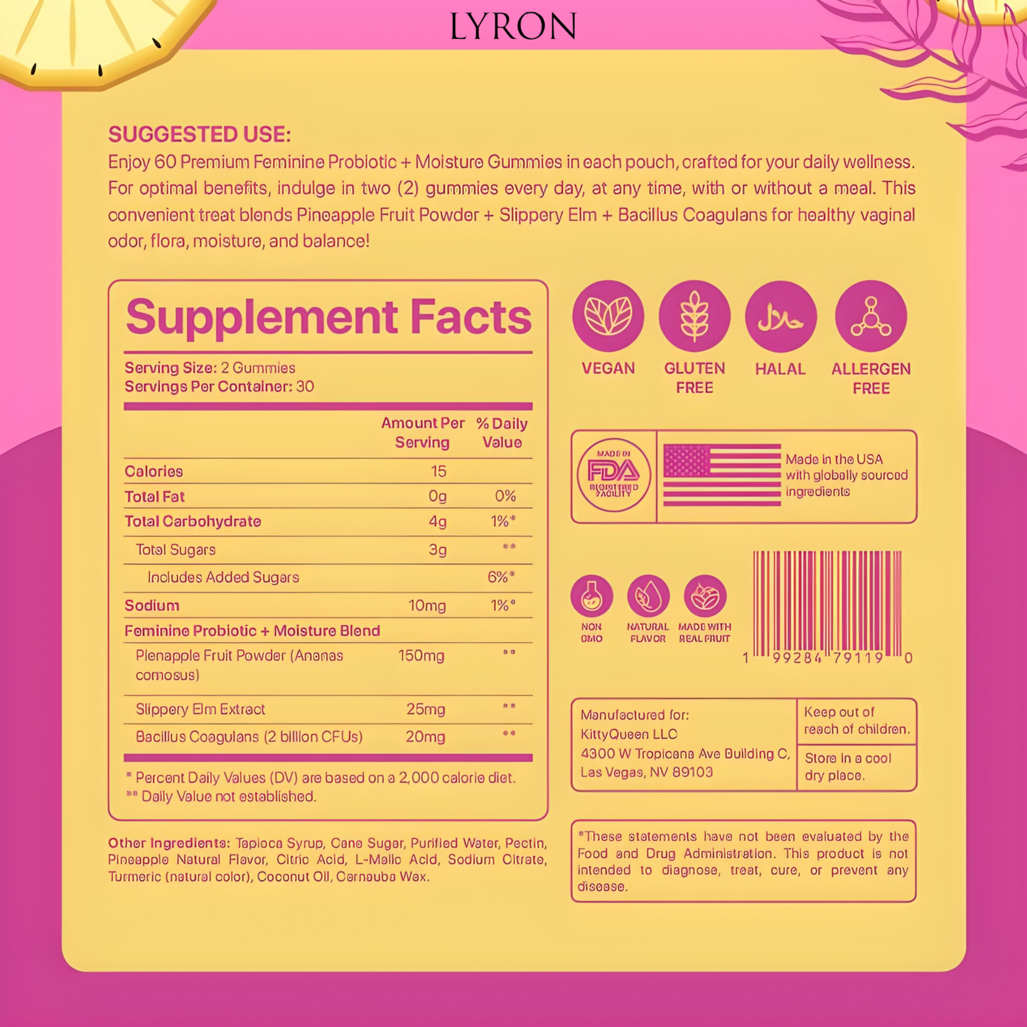 Lyron™  Slippery Kitty