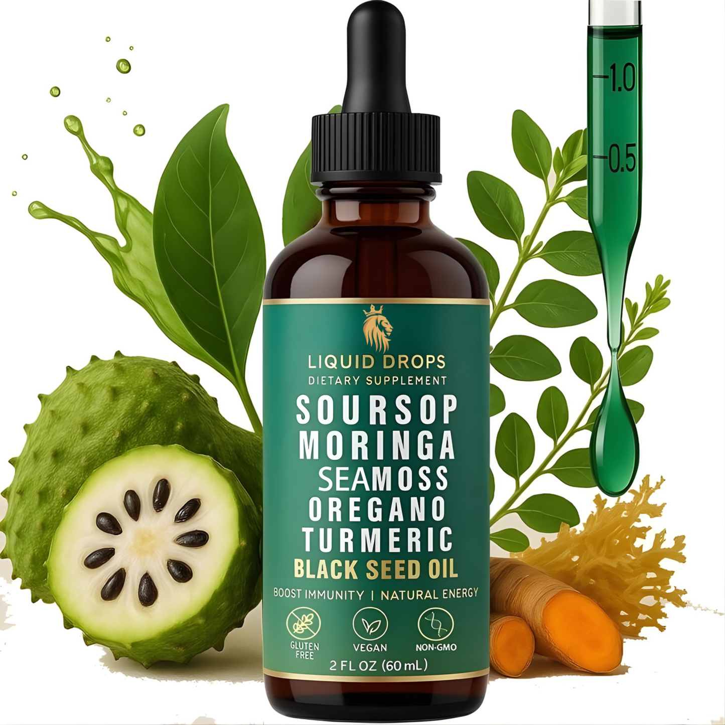 Lyron™ Soursop Bitters Liquid Drops 10-in-1