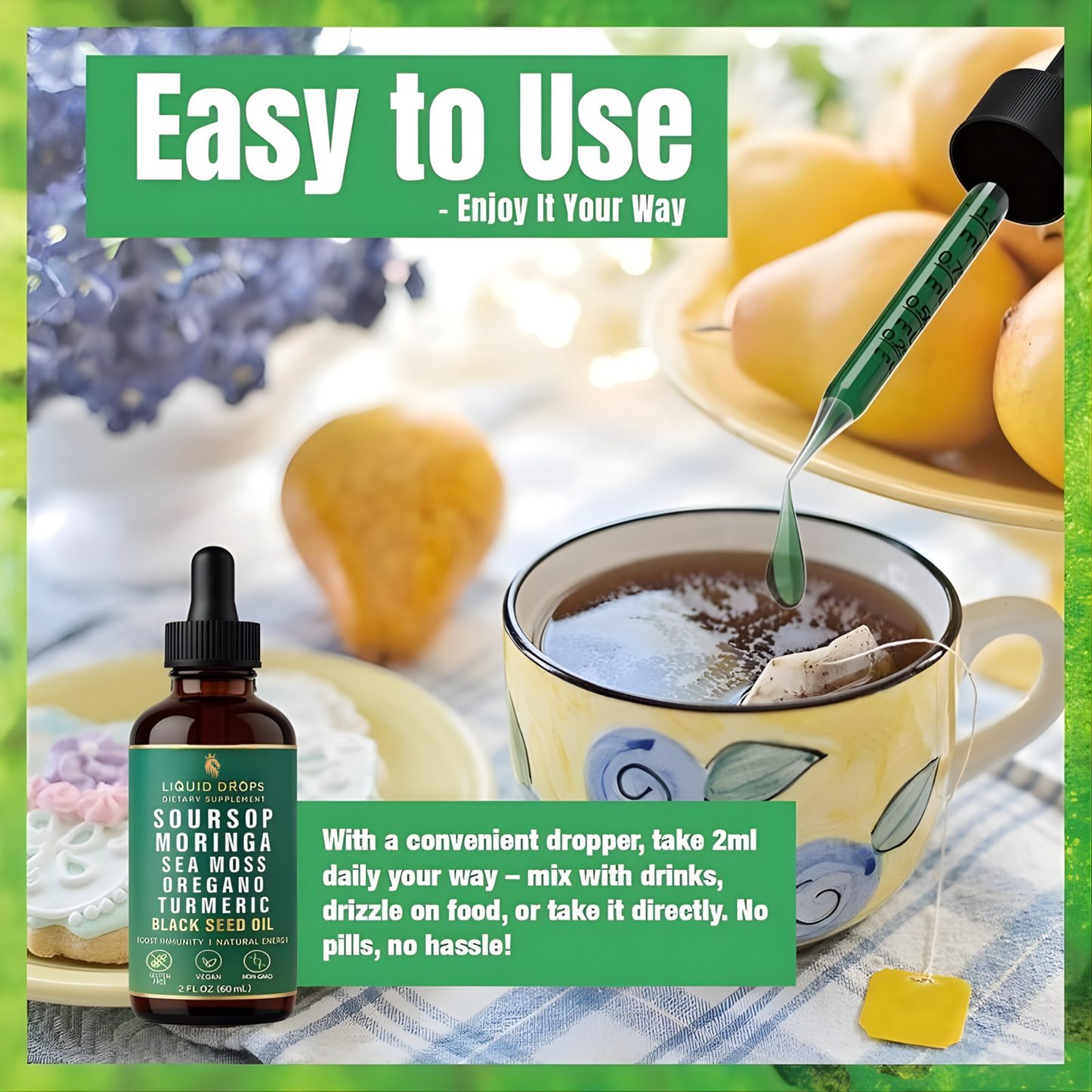 Lyron™ Soursop Bitters Liquid Drops 10-in-1